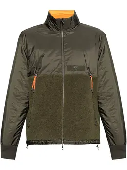 Moncler: Зелёная куртка 