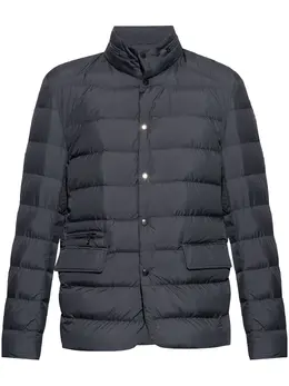 Moncler: Синяя куртка 