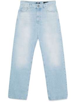 Balmain: Прямые джинсы 