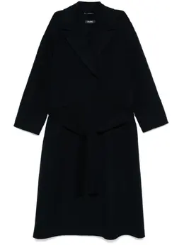 'S Max Mara: Однобортное пальто 