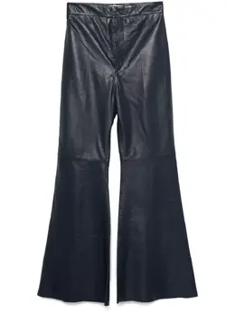 Victoria Beckham: Кожаные брюки 