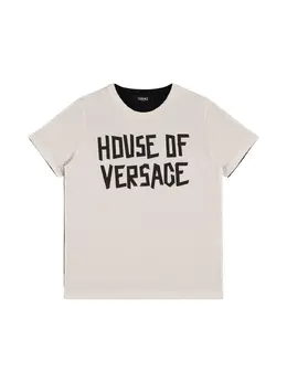 VERSACE: Хлопковая футболка 