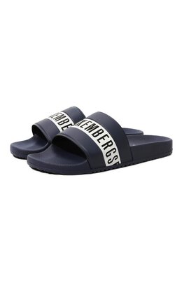 Dirk Bikkembergs: Синие шлёпанцы 