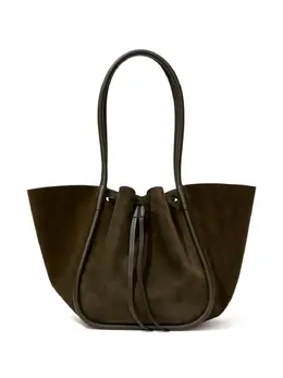 Proenza Schouler: Зелёная сумка-шоппер 