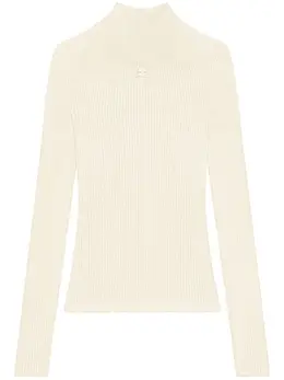 Courrèges: Белый свитер 
