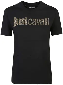Just Cavalli: Чёрная футболка 