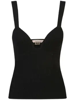 TWINSET: Трикотажный топ 