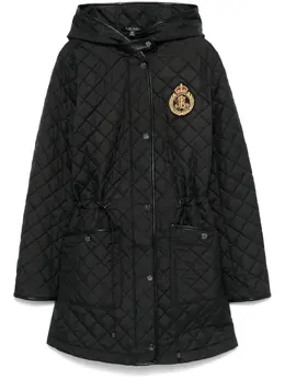 Lauren Ralph Lauren: Чёрный пуховик 