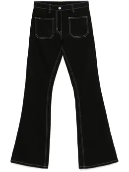 Courrèges: Чёрные джинсы 