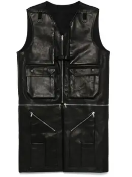 Rick Owens: Кожаный жилет 