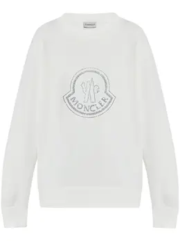 Moncler: Свитшот со стразами 