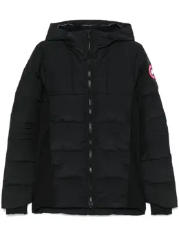 Canada Goose: Чёрная куртка  HyBridge