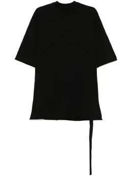 Rick Owens DRKSHDW: Чёрная футболка  Jumbo