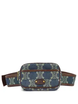 Céline Pre-Owned: Голубая поясная сумка 