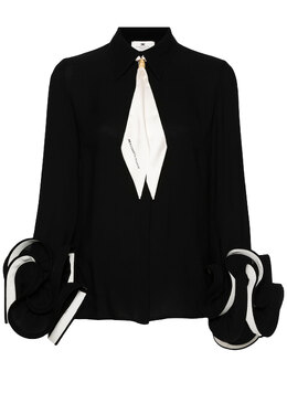 ELISABETTA FRANCHI: Чёрная блуза 