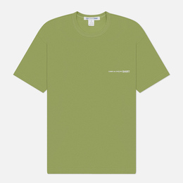 Comme des Garcons SHIRT: Зелёная футболка 