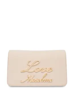 Love Moschino: Бежевая сумка 