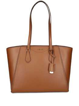 Michael Michael Kors: Коричневая сумка-шоппер 