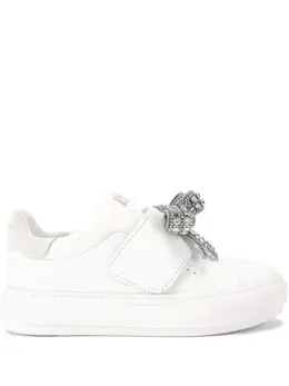 Kurt Geiger London: Белые кроссовки 