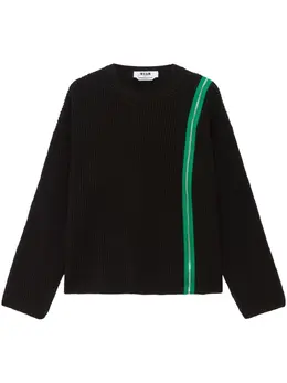 MSGM: Чёрный свитер 