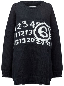 MM6 Maison Margiela: Чёрный свитер 