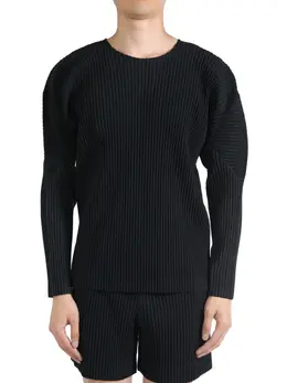 Homme Plissé Issey Miyake: Футболка с длинным рукавом 