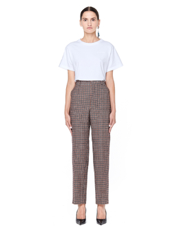 Balenciaga: Брюки в клетку 