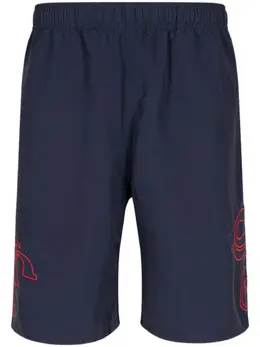 Supreme: Синие шорты  Old English
