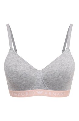 Emporio Armani: Меланжевый топ 