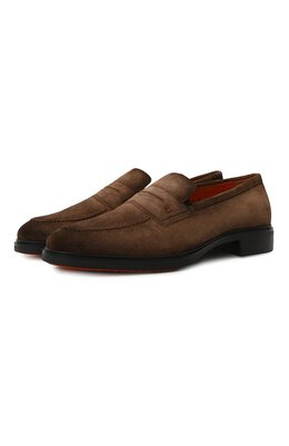 Santoni: Коричневые туфли 