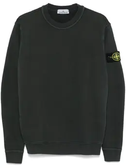 Stone Island: Чёрный свитшот  Compass