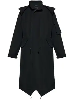 Yohji Yamamoto: Плащ с капюшоном 