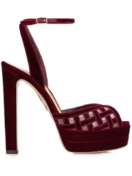 Aquazzura: Красные сандалии 