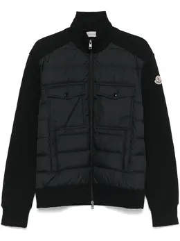 Moncler: Чёрная куртка 
