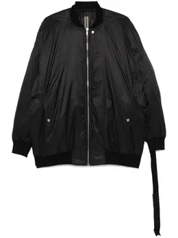 Rick Owens DRKSHDW: Чёрная куртка  Jumbo