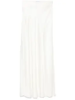 Alberta Ferretti: Атласная юбка 