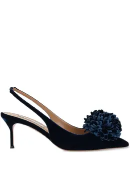 Aquazzura: Голубые туфли 