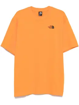 The North Face: Оранжевая футболка 