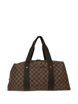Louis Vuitton Pre-Owned: Коричневая дорожная сумка 