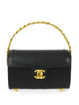 CHANEL Pre-Owned: Чёрная сумка 