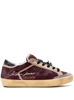 Golden Goose: Красные кроссовки  Super Star