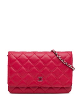 CHANEL Pre-Owned: Розовый кошелёк 