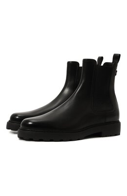 Bally: Чёрные ботинки 