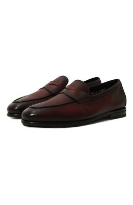 Santoni: Бордовые туфли  Carlos