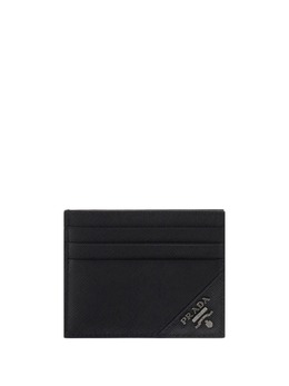 Prada: Чёрный картхолдер 
