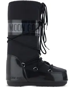 Moon Boot: Чёрные ботинки 