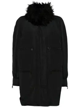 CHANEL Pre-Owned: Пуховик из искусственного меха 