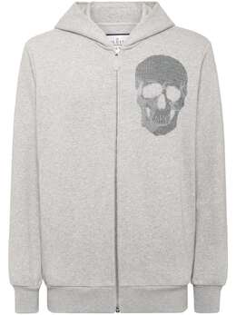 Philipp Plein: Хлопковая толстовка  Skull