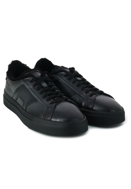 SANTONI: Чёрные кеды 