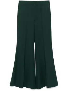 Victoria Beckham: Зелёные брюки 